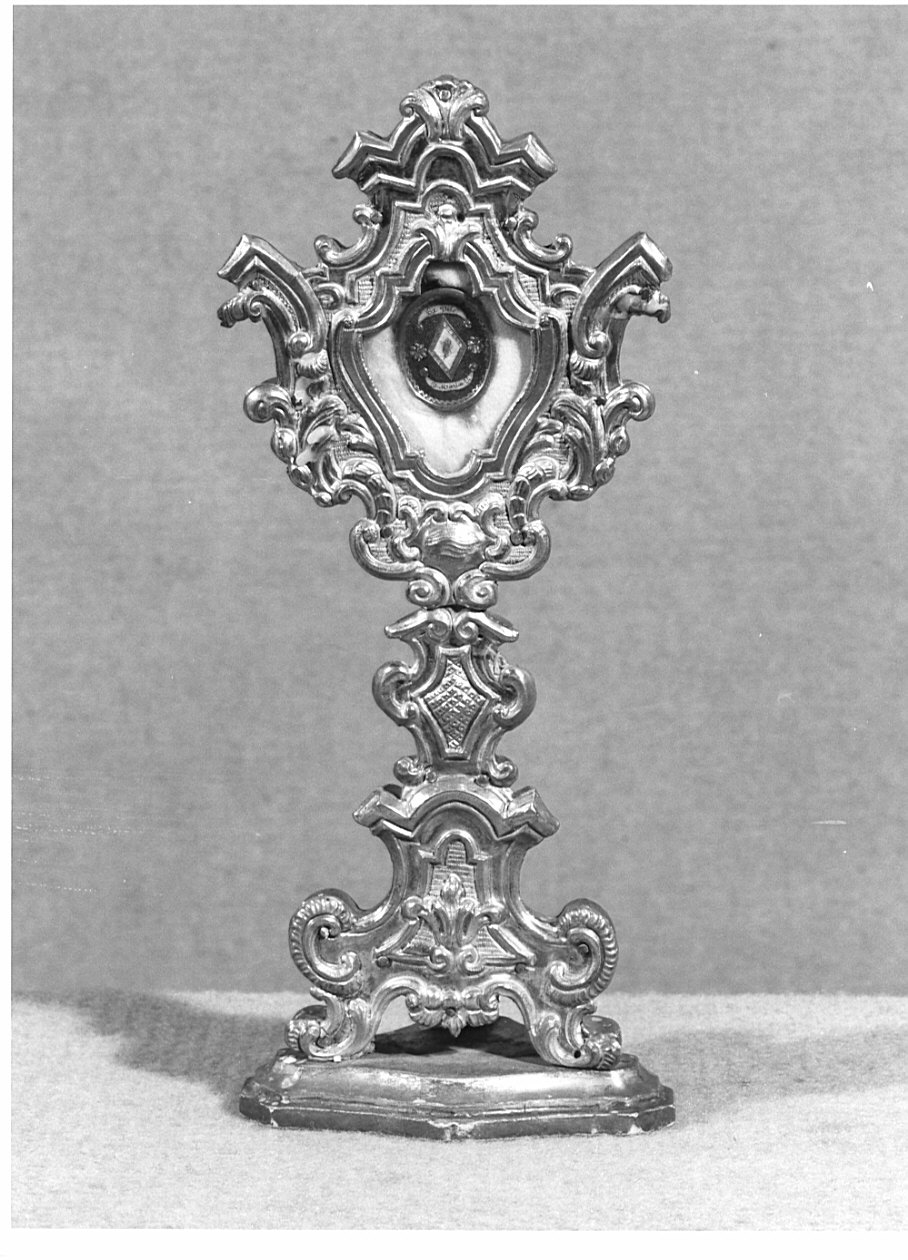 reliquiario - a ostensorio, opera isolata - ambito lombardo (sec. XVIII)