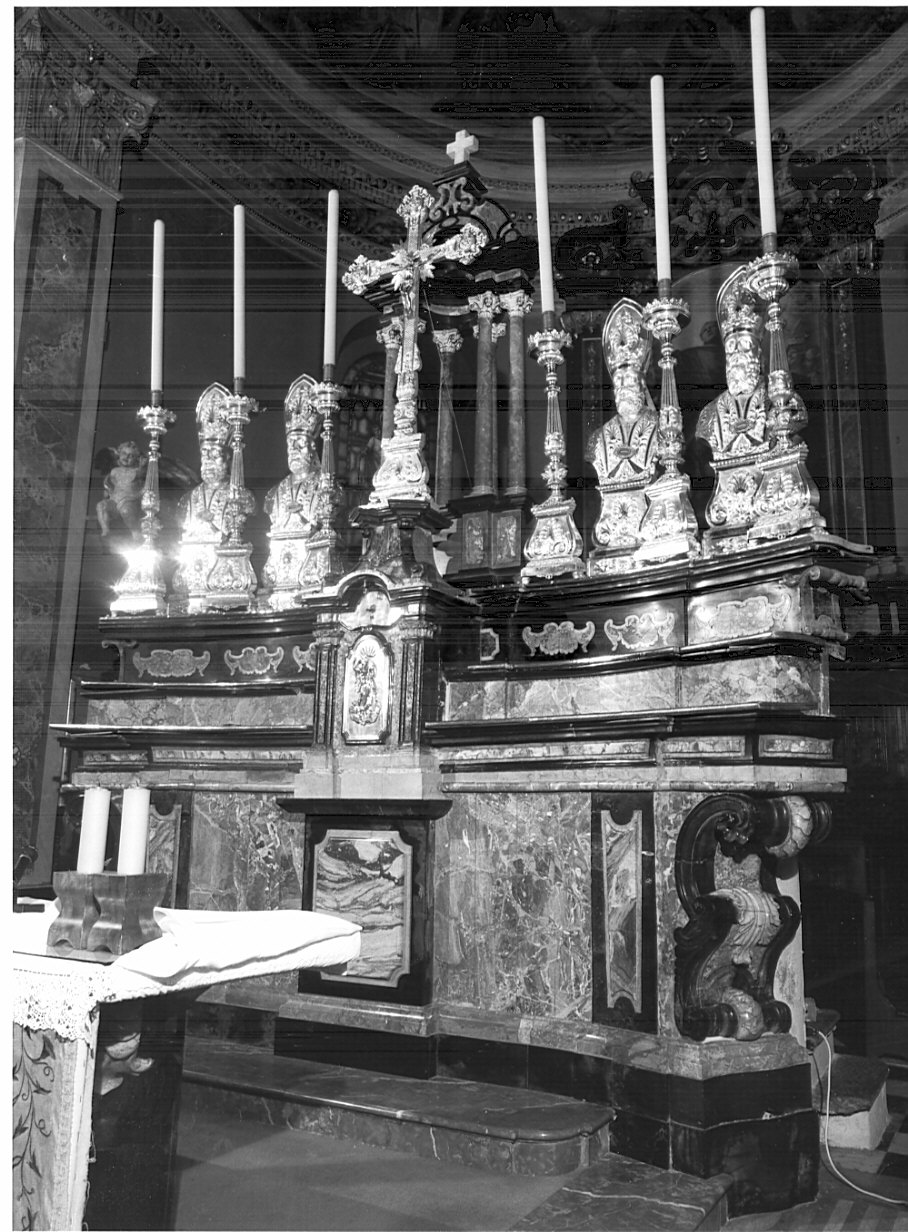 altare maggiore, opera isolata - ambito lombardo (prima metà sec. XVIII)