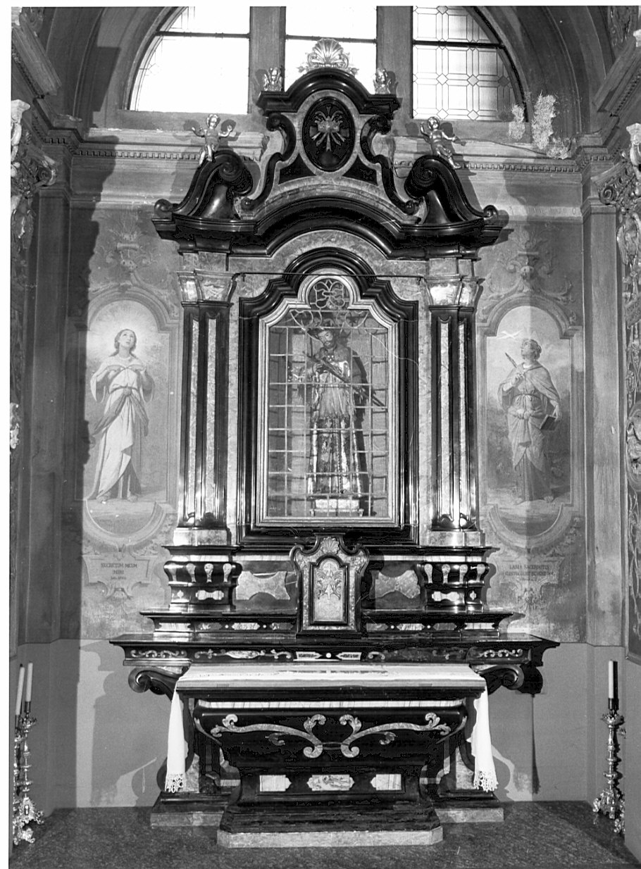 altare, complesso decorativo - ambito valtellinese (sec. XVIII)