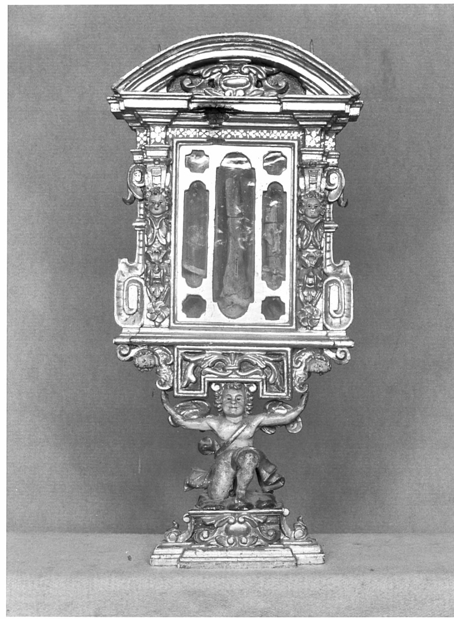 reliquiario, opera isolata - ambito valtellinese (sec. XVII)