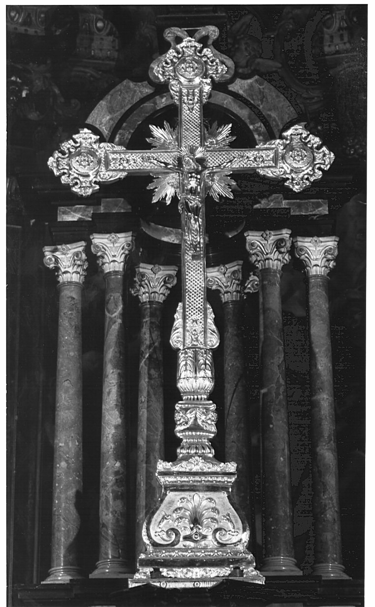 croce d'altare, opera isolata - ambito lombardo (sec. XIX)