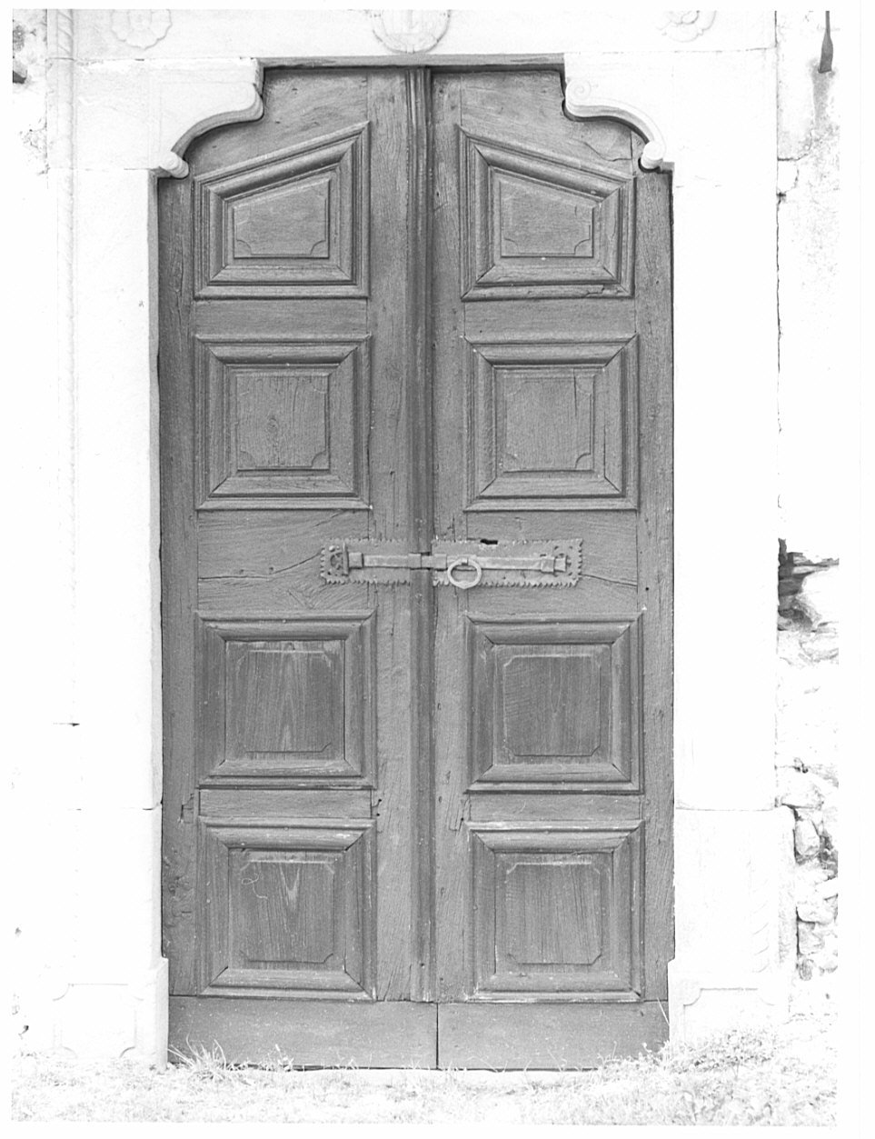 porta - a due battenti, opera isolata - ambito valtellinese (seconda metà sec. XVIII)