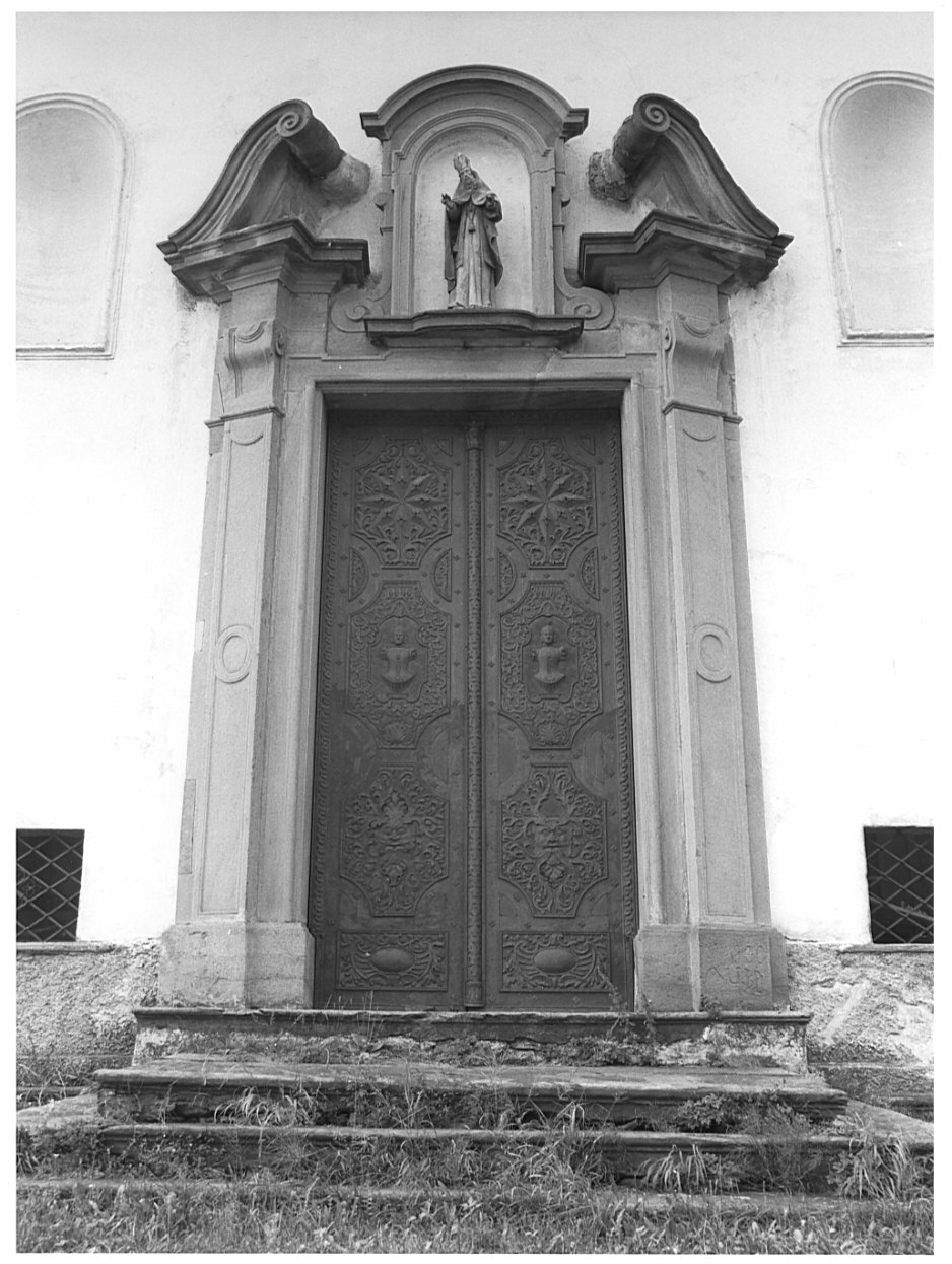 portale maggiore, elemento d'insieme - ambito valtellinese (sec. XVII)