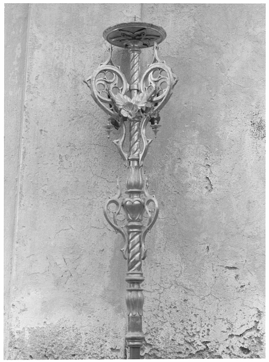 candelabro portatile, coppia - ambito lombardo (sec. XIX)