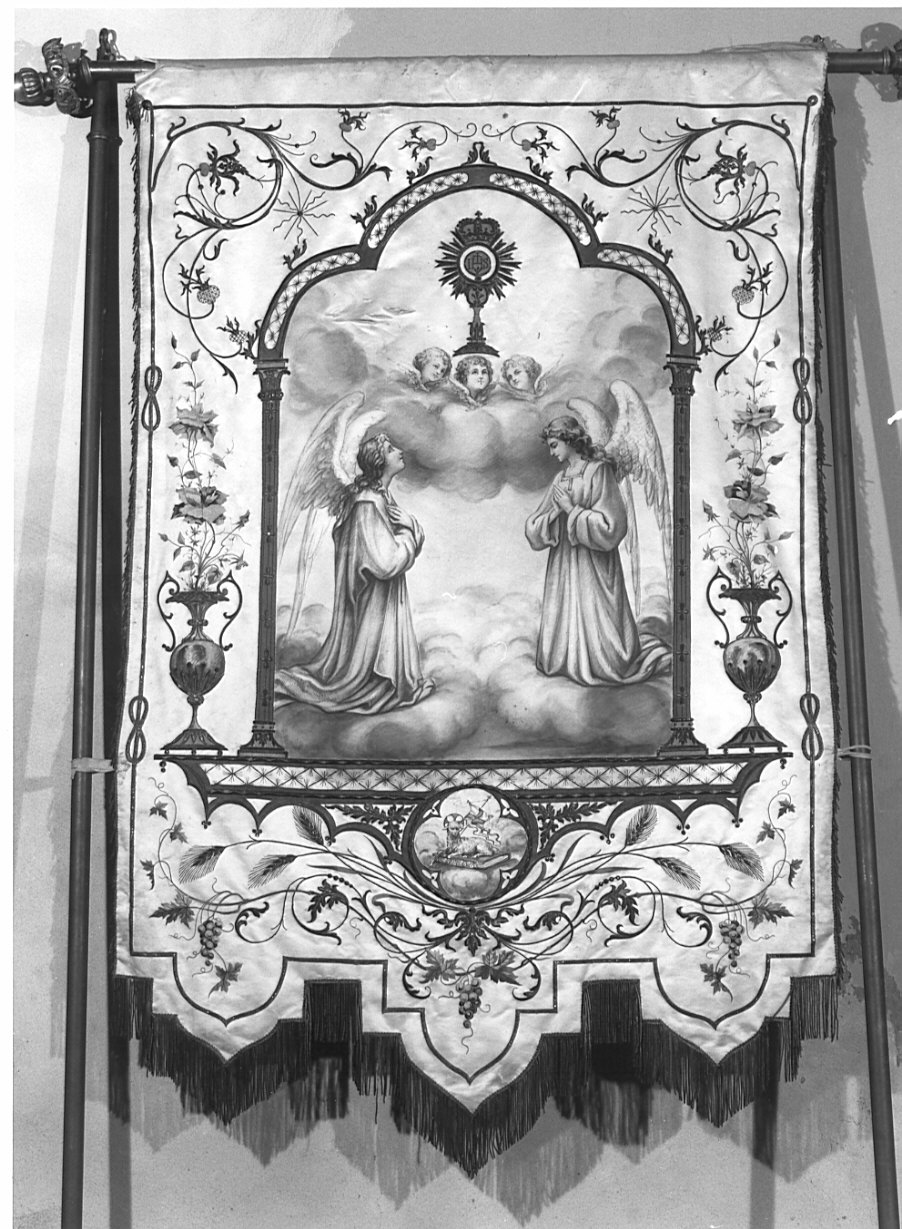 stendardo processionale, opera isolata - ambito lombardo (sec. XIX)