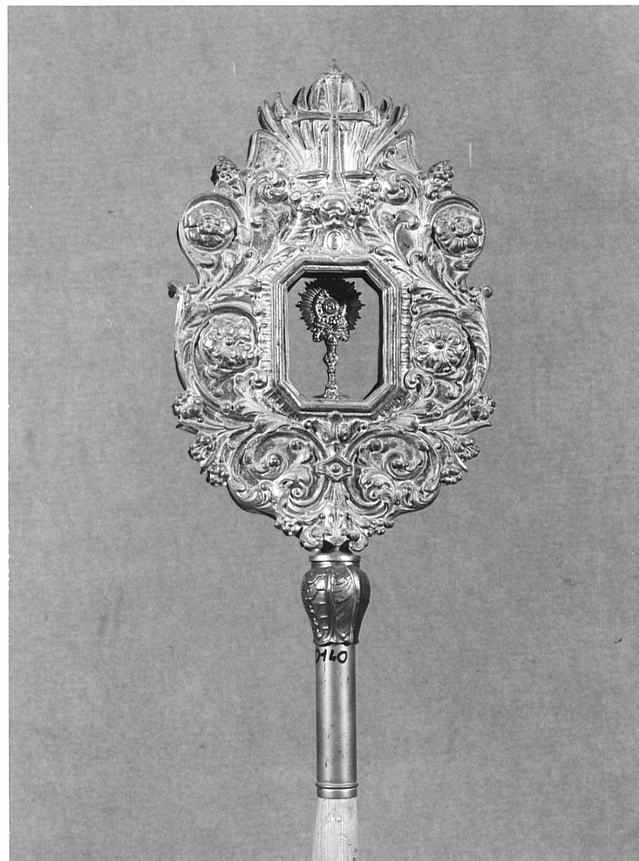 mazza processionale, opera isolata - ambito valtellinese (sec. XIX)