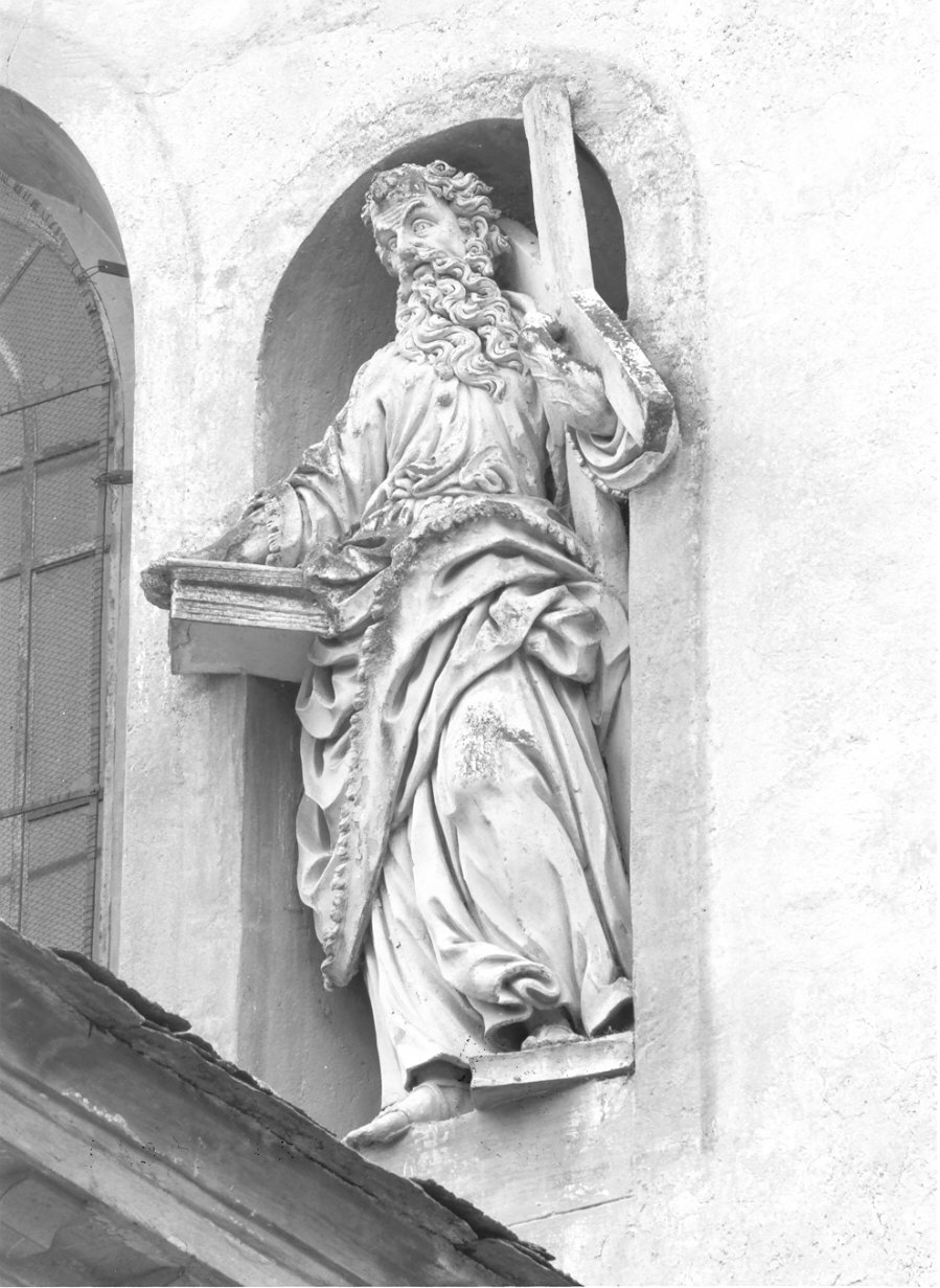 Sant'Andrea (statua, elemento d'insieme) di Casella Alessandro (attribuito) (prima metà sec. XVII)