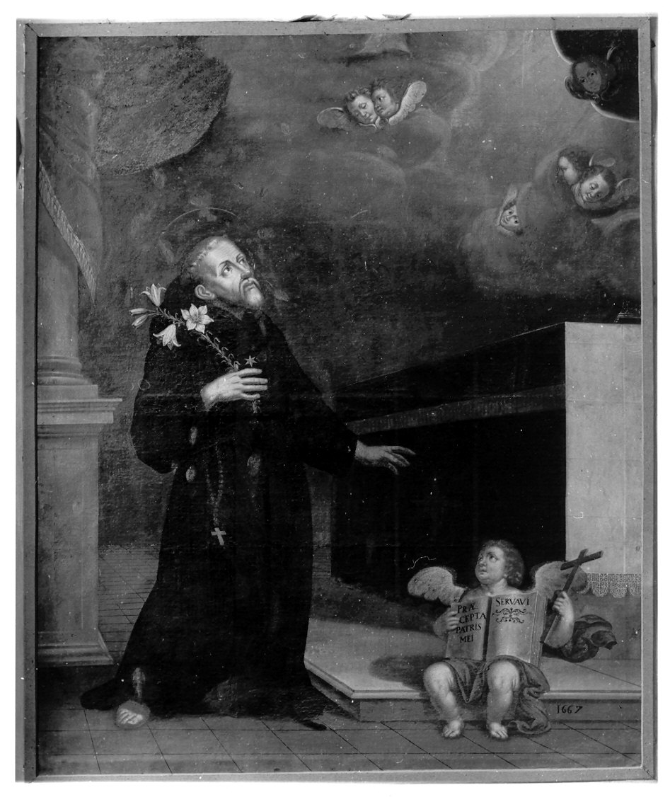 San Nicola da Tolentino (dipinto, opera isolata) - ambito lombardo (sec. XVII)