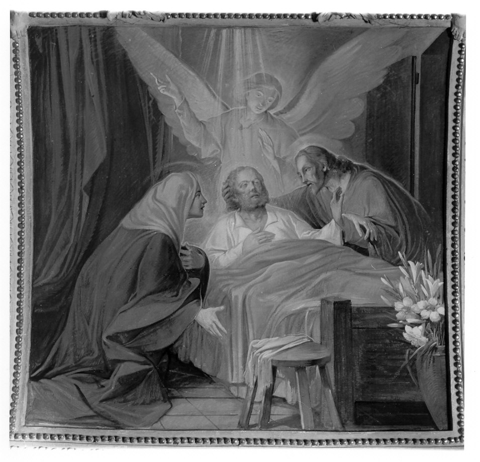 morte di San Giuseppe (dipinto, opera isolata) di Conconi Turildo (sec. XX)