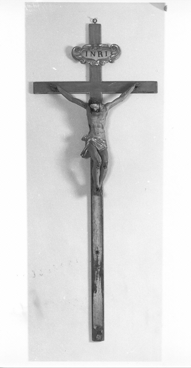 croce da parete, opera isolata - bottega lombarda (sec. XVII)