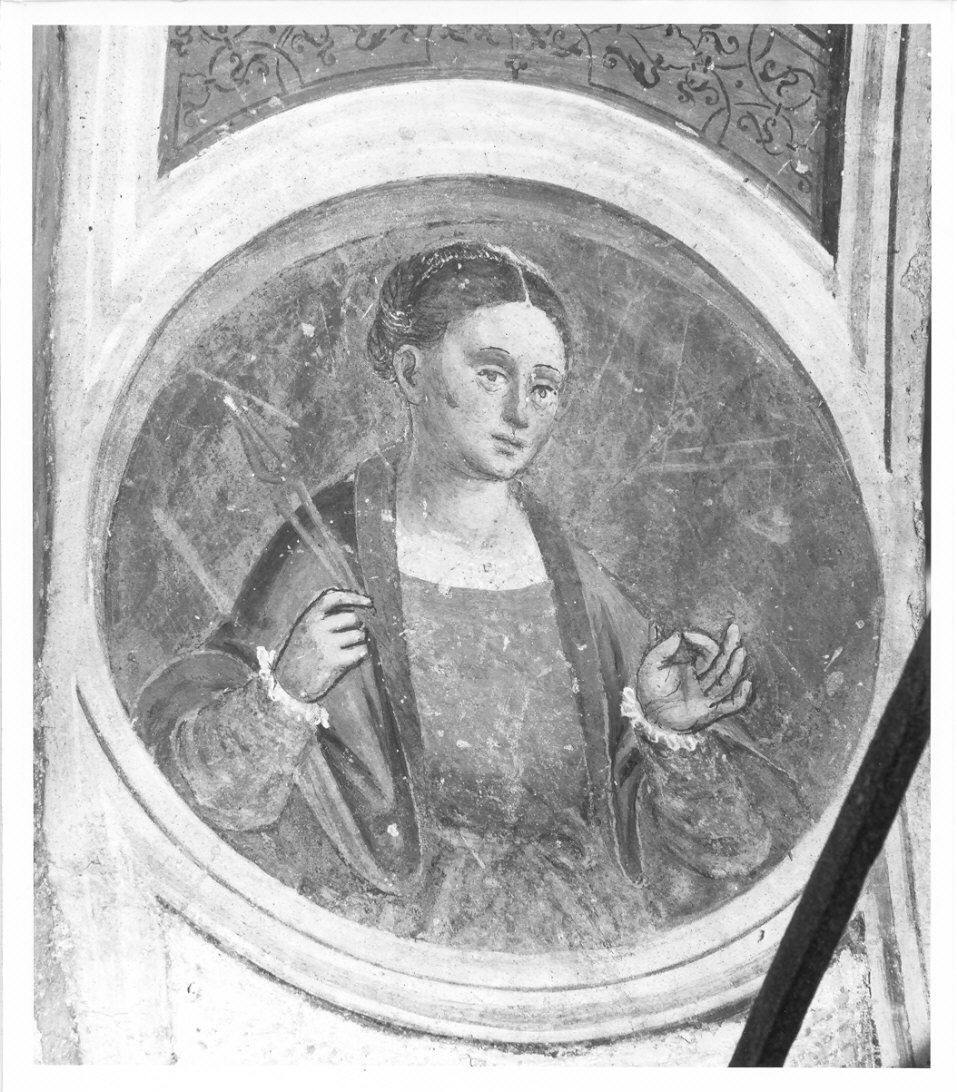 Sant'Apollonia (dipinto, elemento d'insieme) di Valorsa Cipriano (sec. XVI)