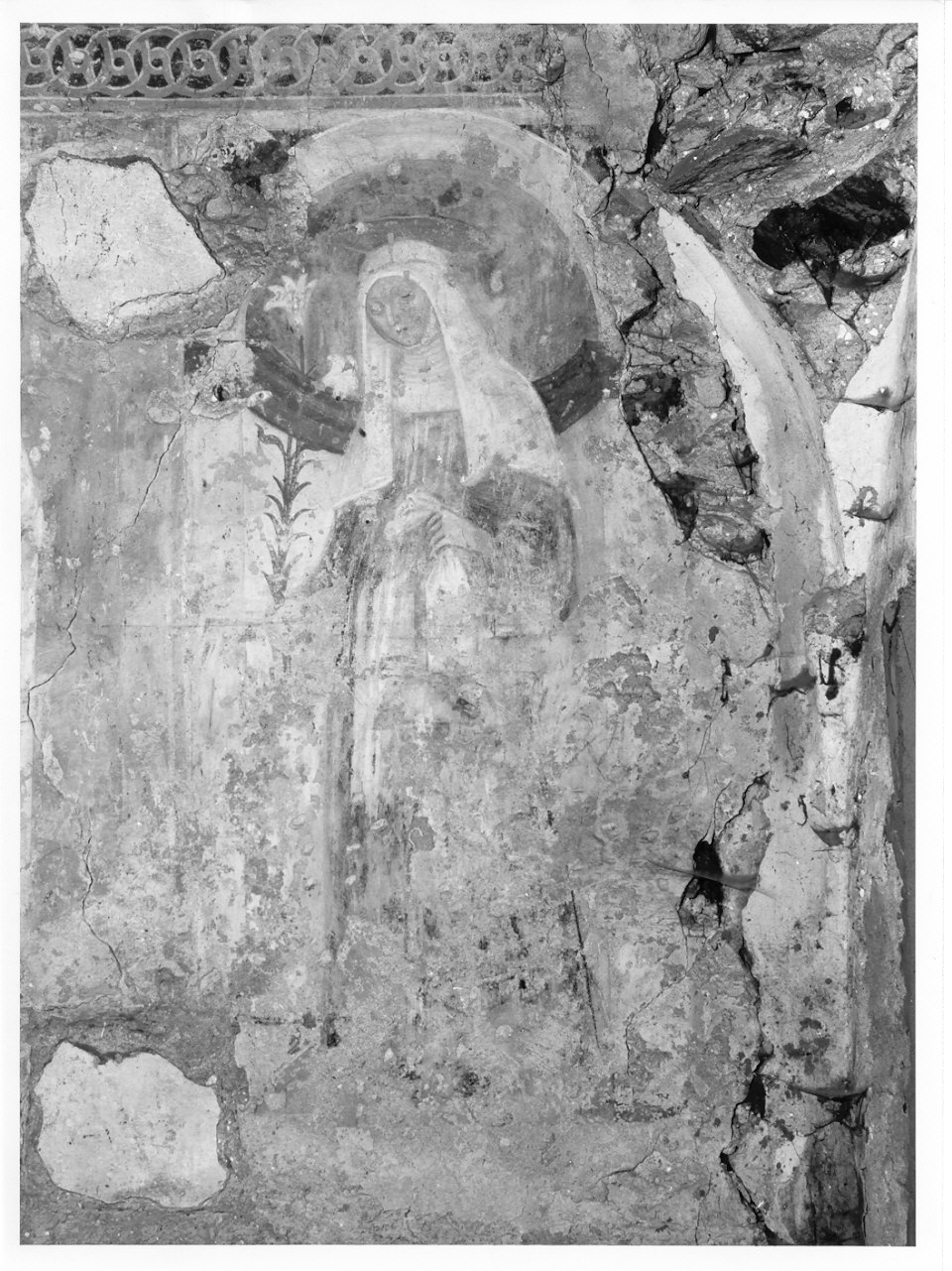 Santa Marta (dipinto, elemento d'insieme) - ambito lombardo (prima metà sec. XVI)