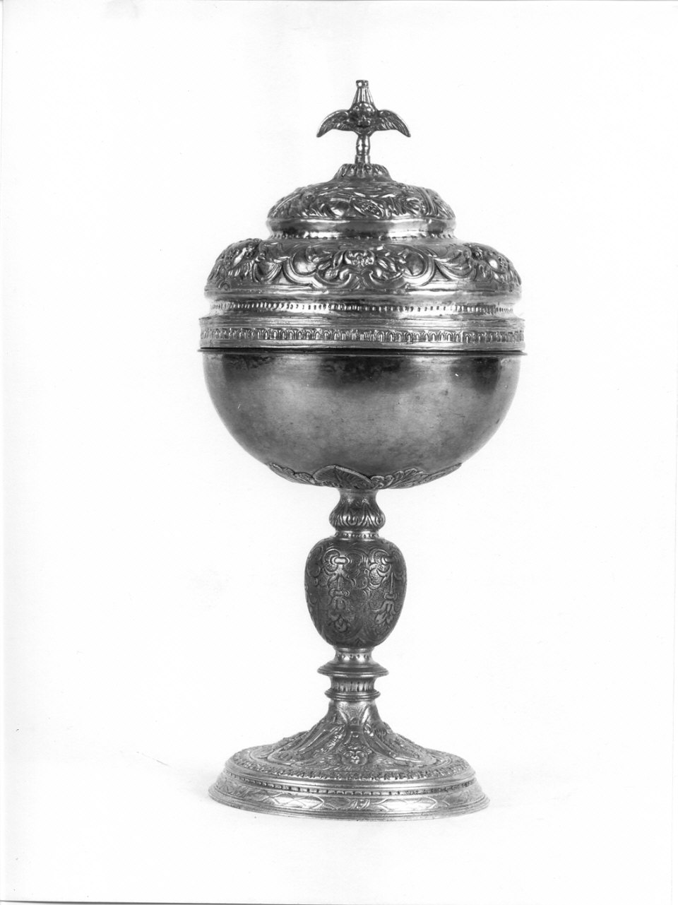 pisside, opera isolata - bottega lombarda (sec. XVI)