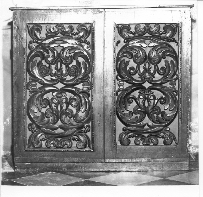 pannello, coppia - ambito valtellinese (sec. XVII)