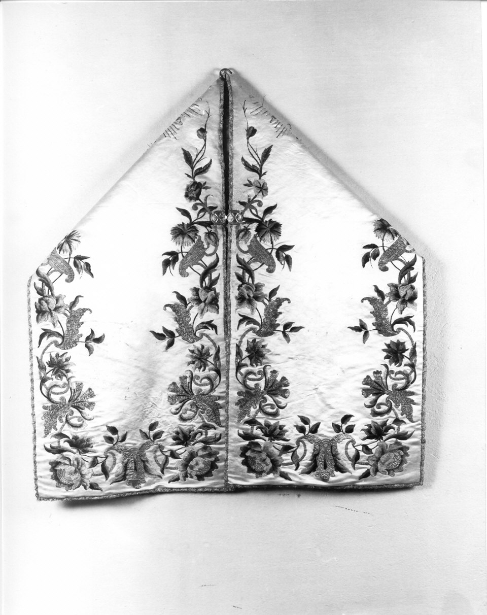 velo omerale, opera isolata - manifattura italiana (sec. XIX)