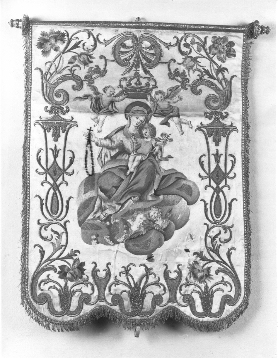 stendardo processionale, opera isolata - manifattura italiana (sec. XVIII)