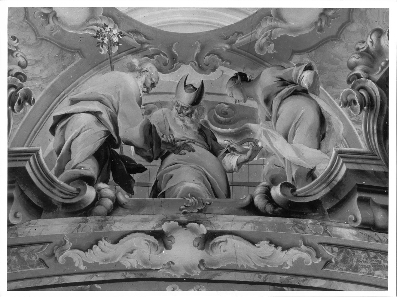Sposalizio di Maria Vergine (dipinto, elemento d'insieme) di Petrini Giuseppe Antonio (attribuito) (seconda metà sec. XVIII)