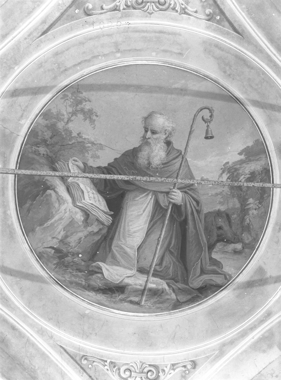 Sant'Antonio (dipinto, elemento d'insieme) di Tagliaferri Luigi (sec. XIX)