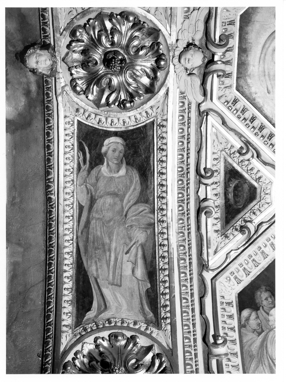 Sant'Apollonia (dipinto, elemento d'insieme) di Conconi Turildo (sec. XVII)
