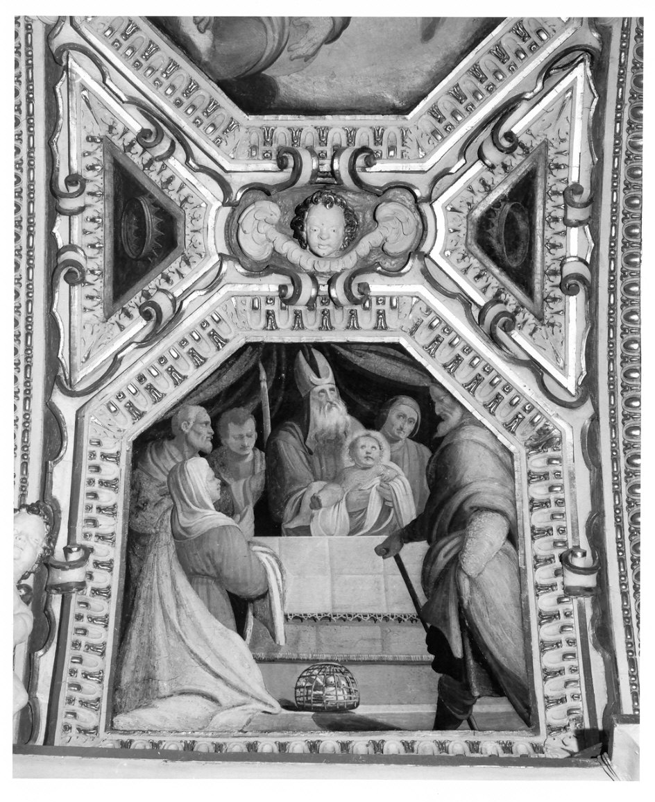 presentazione di Gesù al tempio (dipinto, elemento d'insieme) di Conconi Turildo (sec. XVII)