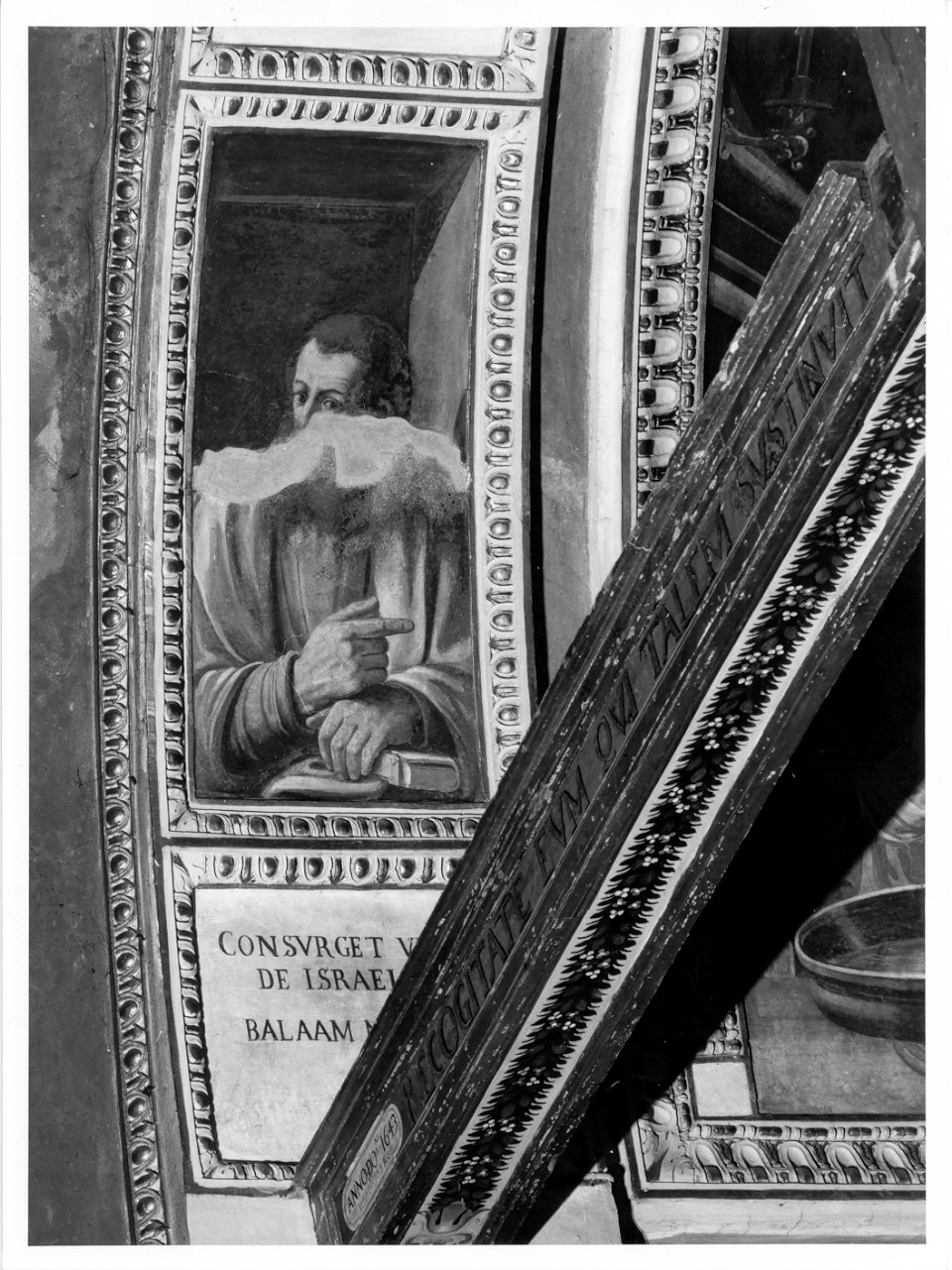veggente di Balaam (dipinto, elemento d'insieme) di Conconi Turildo (sec. XVII)