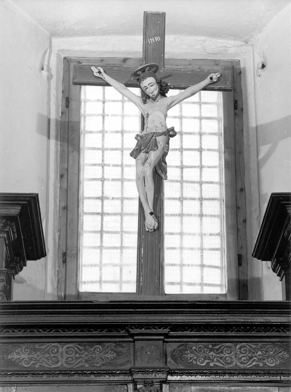 crocifisso di sacrestia, opera isolata - ambito della Val Chiavenna (sec. XVIII)