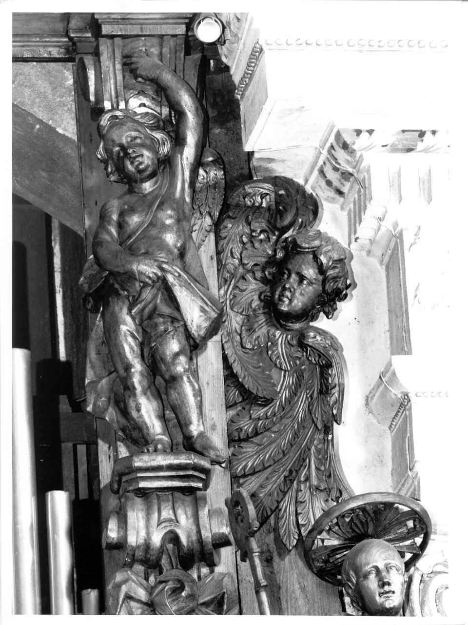 angioletto (statua, elemento d'insieme) di Albiolo Giovanni (sec. XVIII)