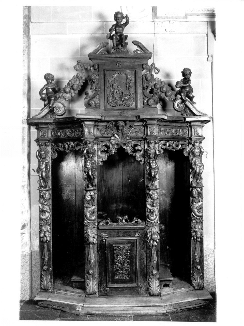 confessionale, opera isolata di Albiolo Giovanni (sec. XVIII)