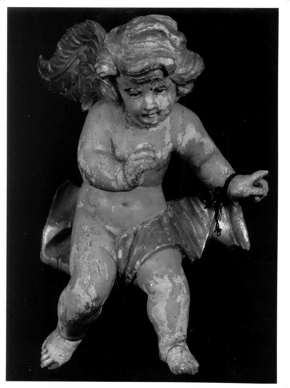 angioletto (statuetta, coppia) - ambito lombardo (sec. XVIII)