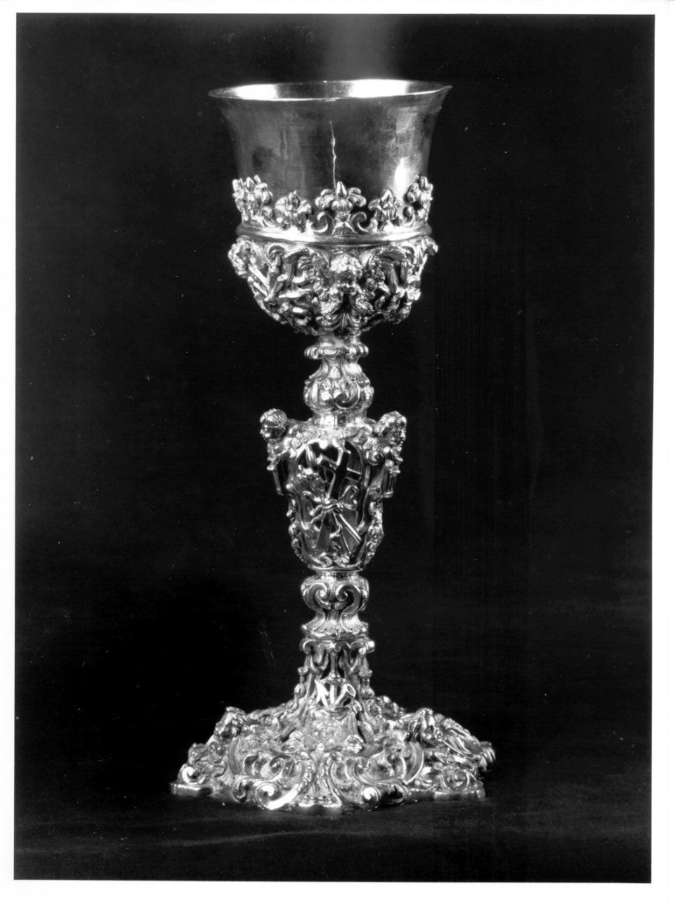 calice, opera isolata - bottega napoletana (sec. XVII)