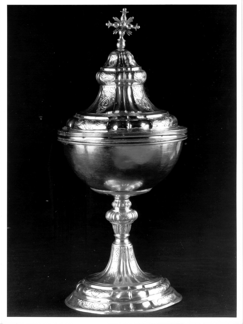 pisside da viatico, opera isolata - bottega napoletana (sec. XVIII)