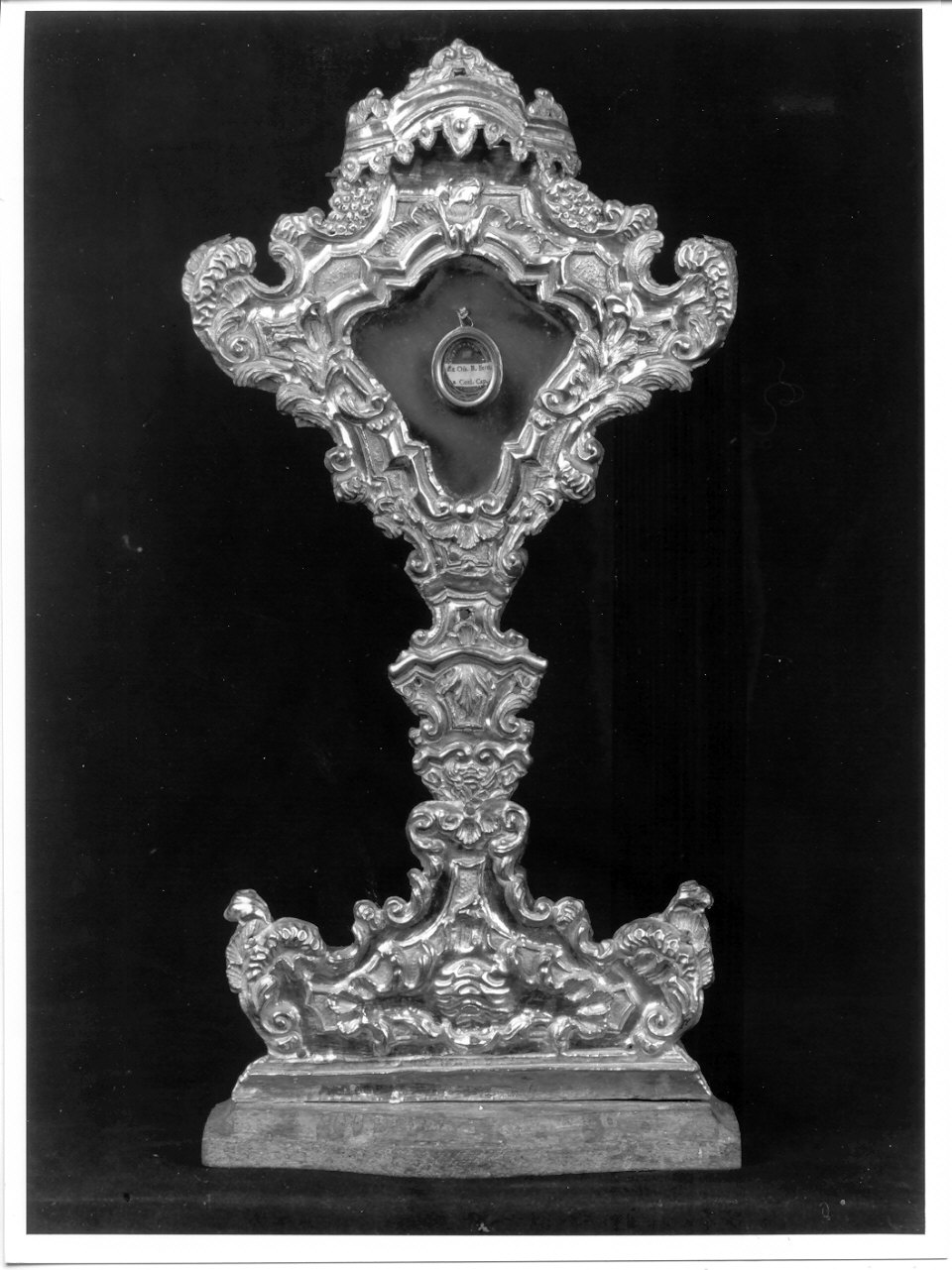 reliquiario - a ostensorio, serie - bottega lombarda (sec. XVIII)