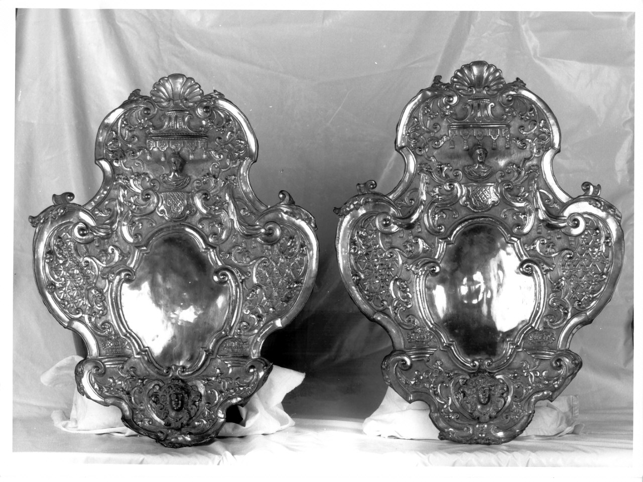 targa, coppia - bottega Italia settentrionale (sec. XVIII)