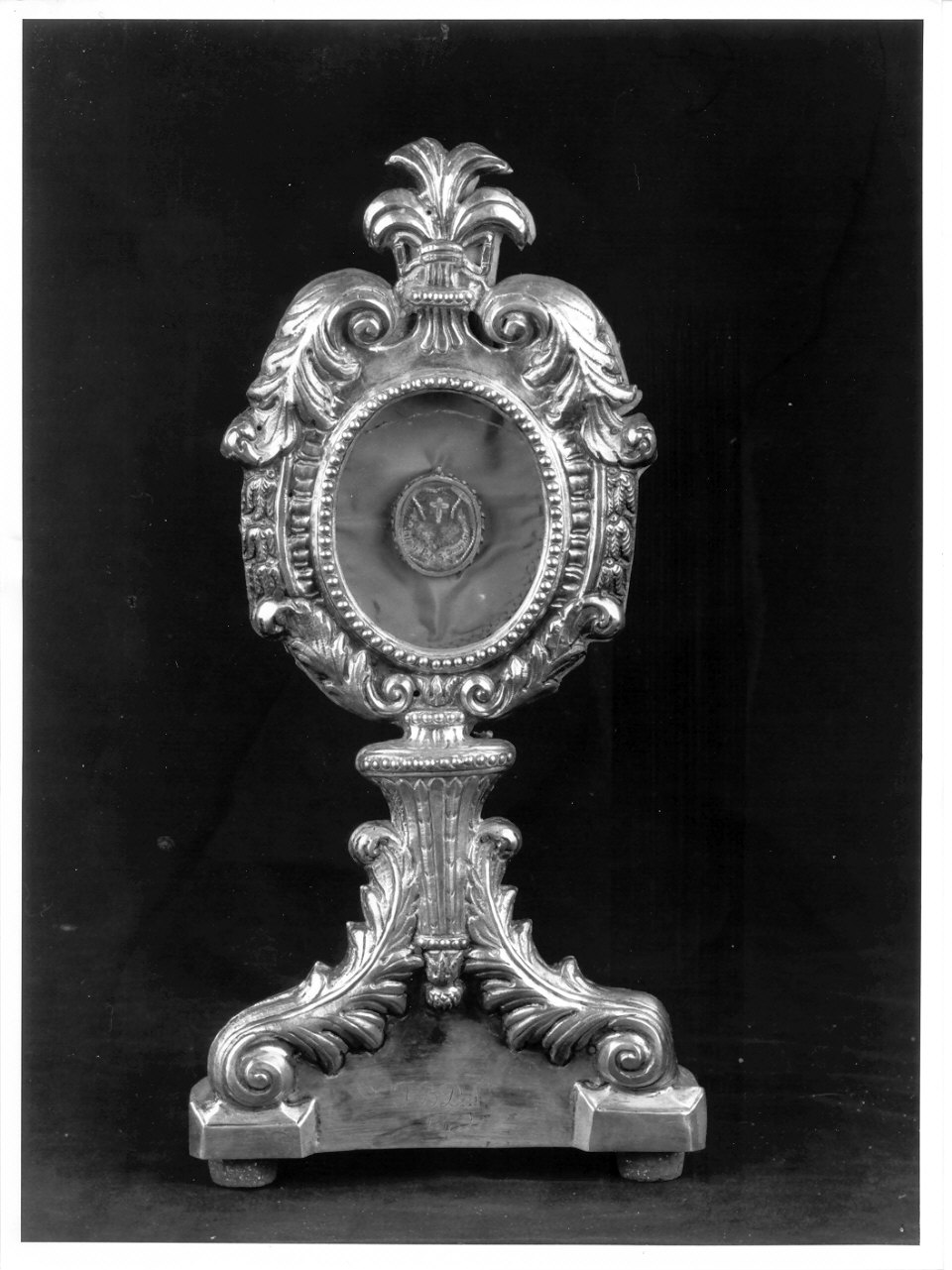 reliquiario - a ostensorio, coppia - bottega napoletana (sec. XIX)