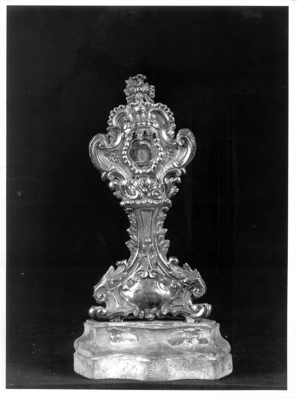 reliquiario - a ostensorio, opera isolata - ambito napoletano (sec. XVIII)