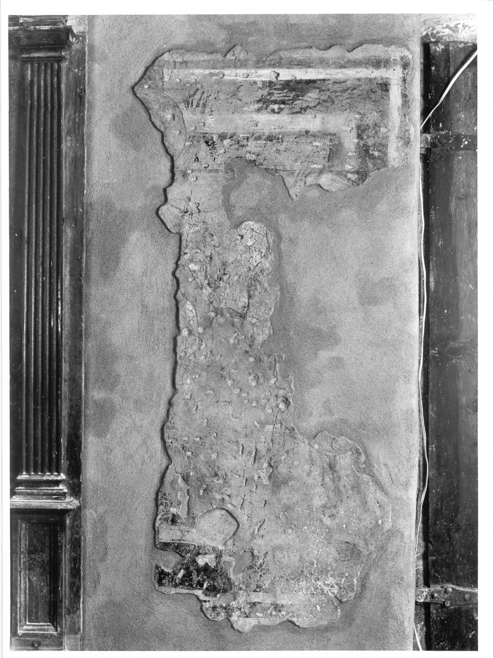 crocifissione di Cristo (dipinto, frammento) - ambito lombardo (fine/inizio secc. XV/ XVI)