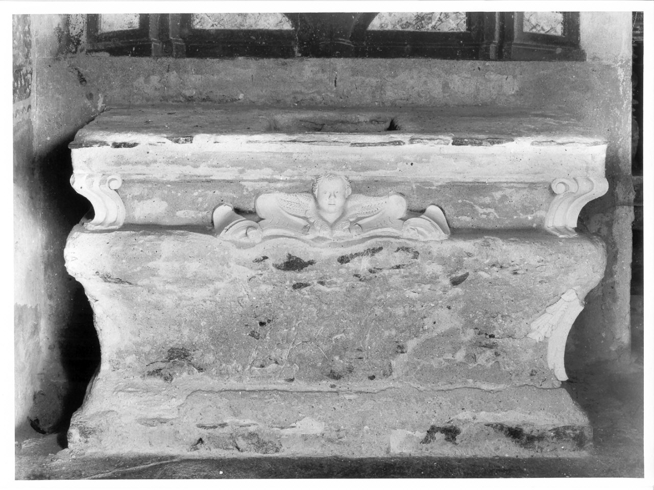 mensa d'altare, opera isolata - ambito valtellinese (prima metà sec. XVIII)