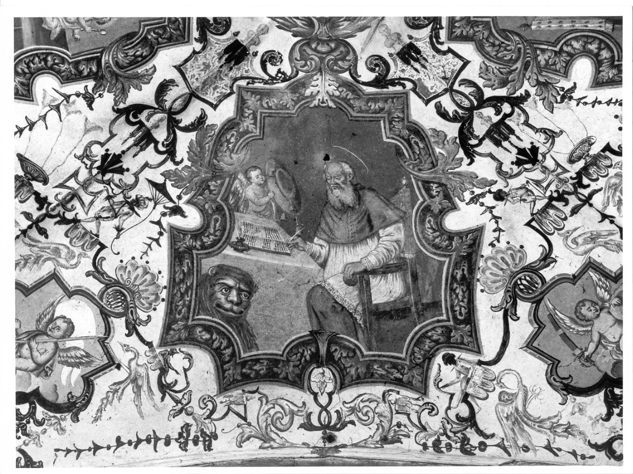 San Girolamo (dipinto, elemento d'insieme) - ambito lombardo (sec. XVIII)