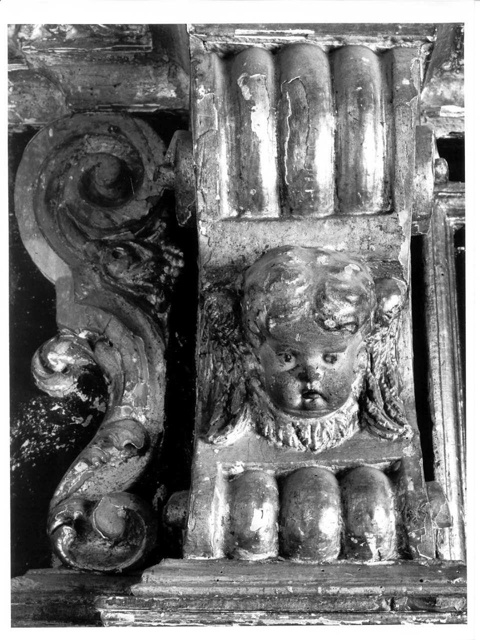 decorazione a intaglio, elemento d'insieme di Del Piaz Giovanni Battista (prima metà sec. XVIII)
