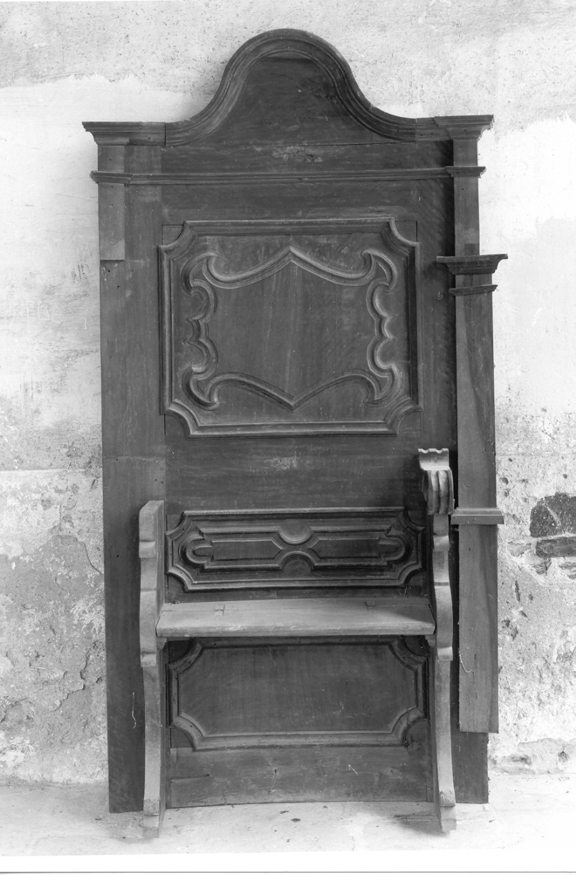 stalli del coro, opera isolata - ambito valtellinese (sec. XVIII)