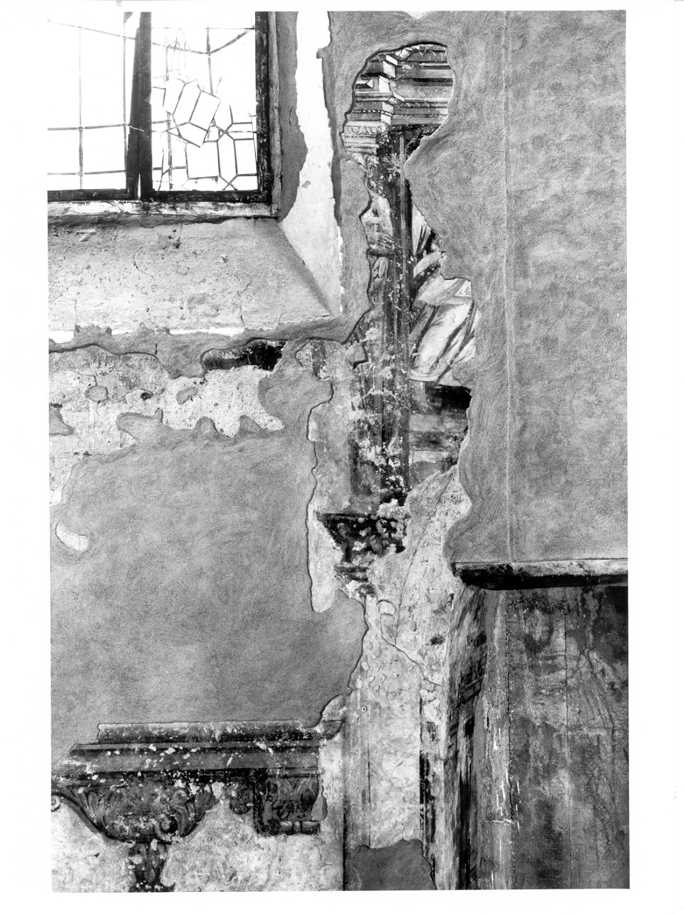 dipinto, frammento - ambito lombardo (fine/inizio secc. XVI/ XVII)