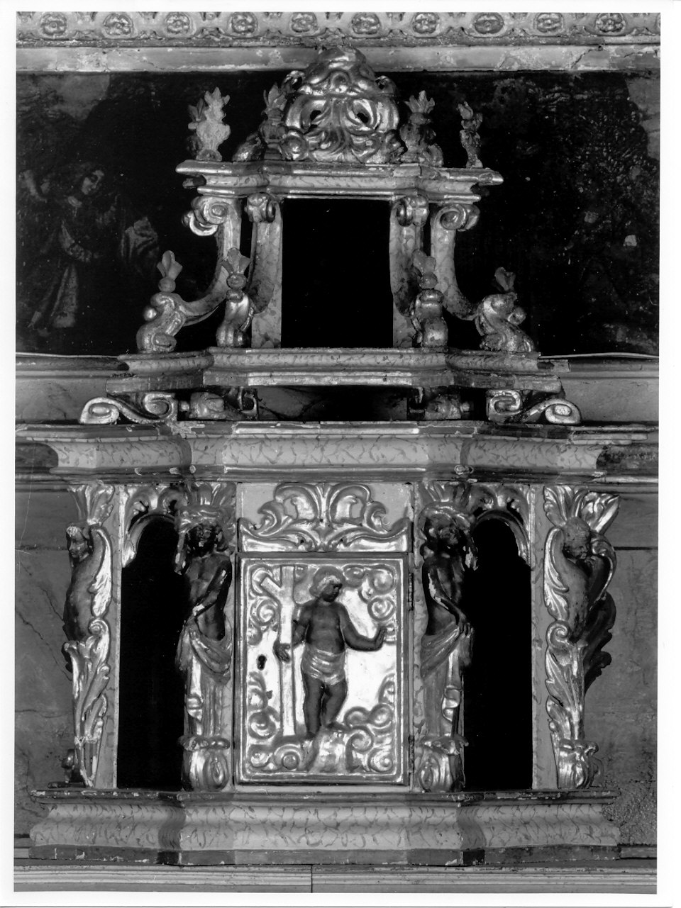 ciborio, opera isolata - ambito valtellinese (fine/inizio secc. XVII/ XVIII)