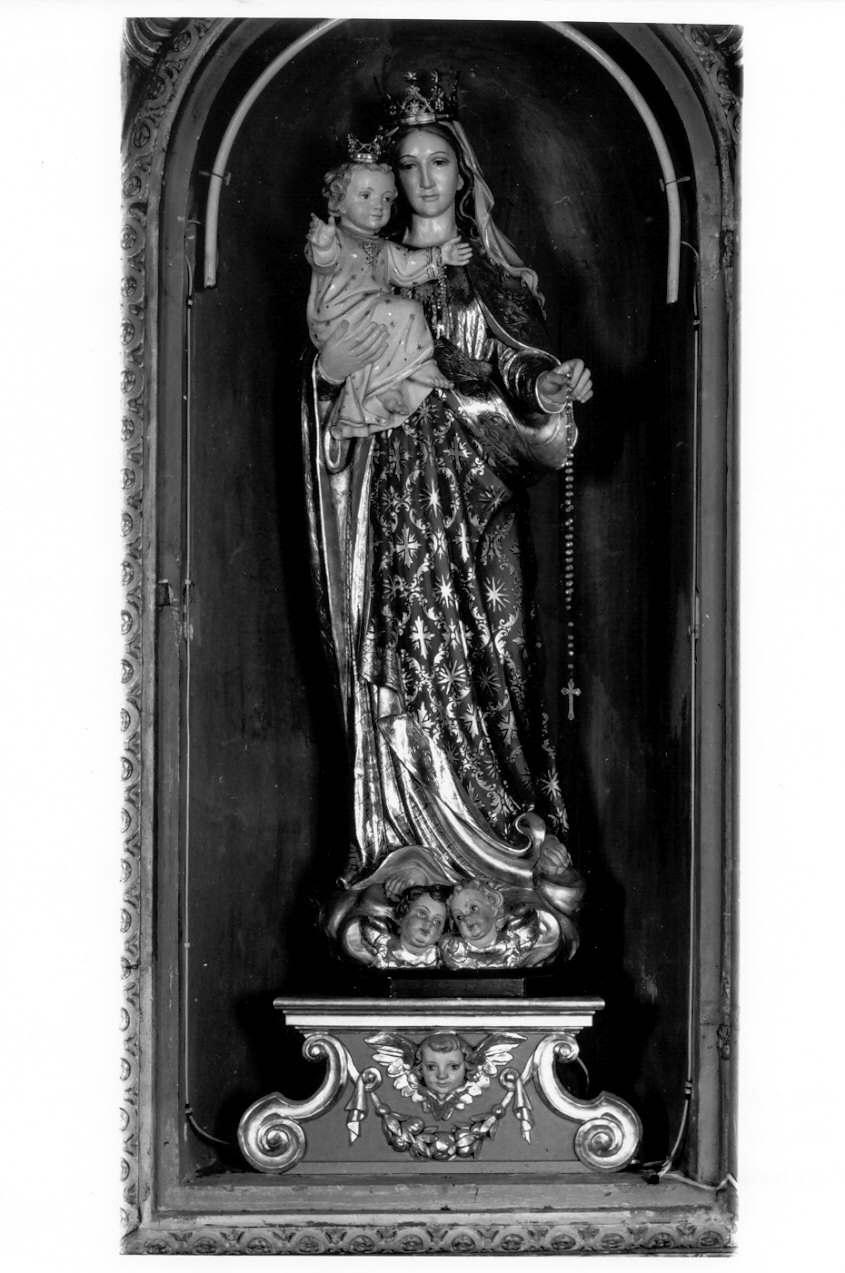 Madonna con Bambino (statua, opera isolata) - ambito lombardo (fine/inizio secc. XIX/ XX)