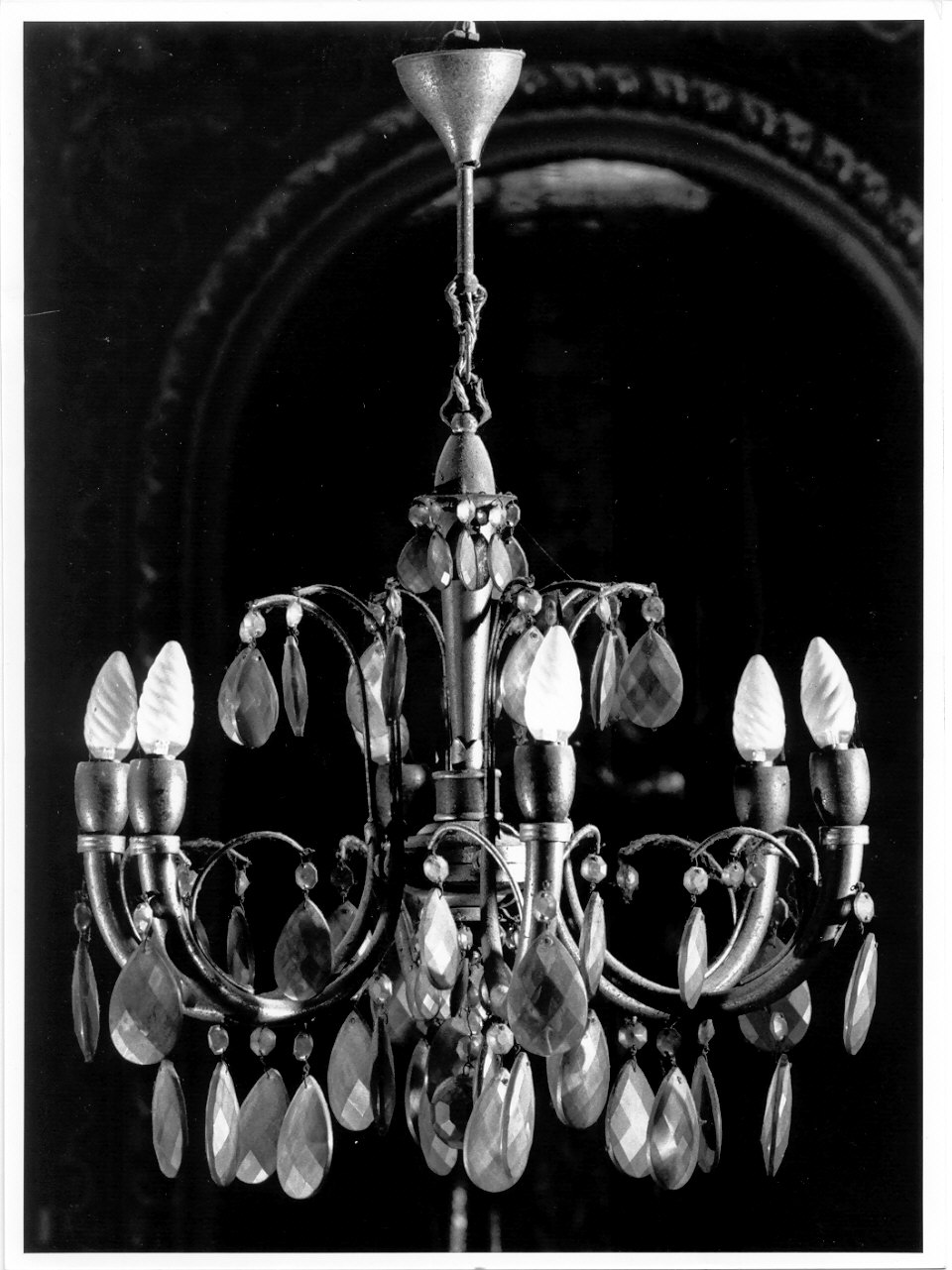 lampadario - a bracci, opera isolata - ambito lombardo (prima metà sec. XX)