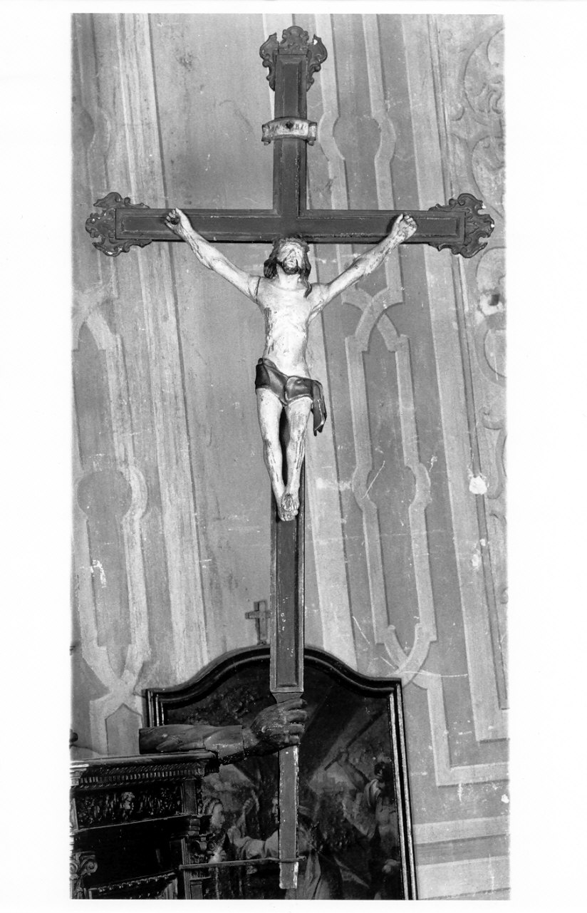 crocifisso, elemento d'insieme di Locheti Alessandro (primo quarto sec. XVII)