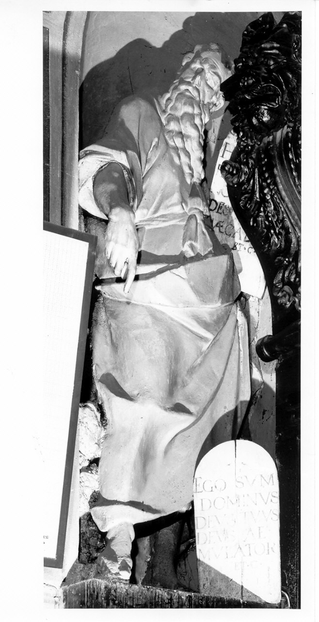 Mosè (gruppo scultoreo, elemento d'insieme) di Silva Francesco il Vecchio (sec. XVII)