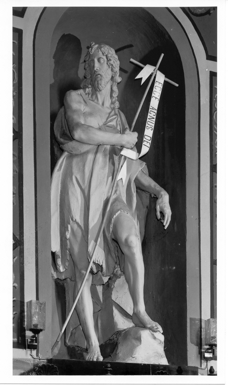 San Giovanni Battista (gruppo scultoreo, elemento d'insieme) di Silva Francesco il Vecchio (sec. XVII)