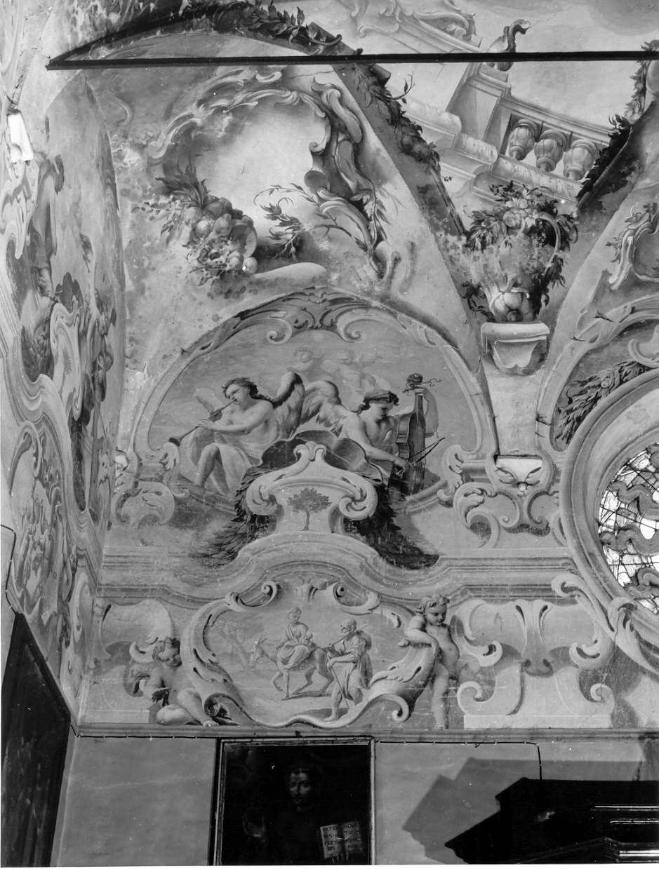 fuga in Egitto (dipinto, elemento d'insieme) di Bianchi Pietro detto Bustino (attribuito) (inizio sec. XVIII)