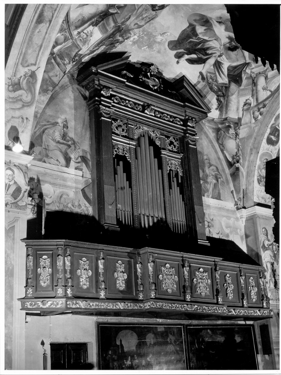 tribuna d'organo, opera isolata - ambito valtellinese (sec. XIX)