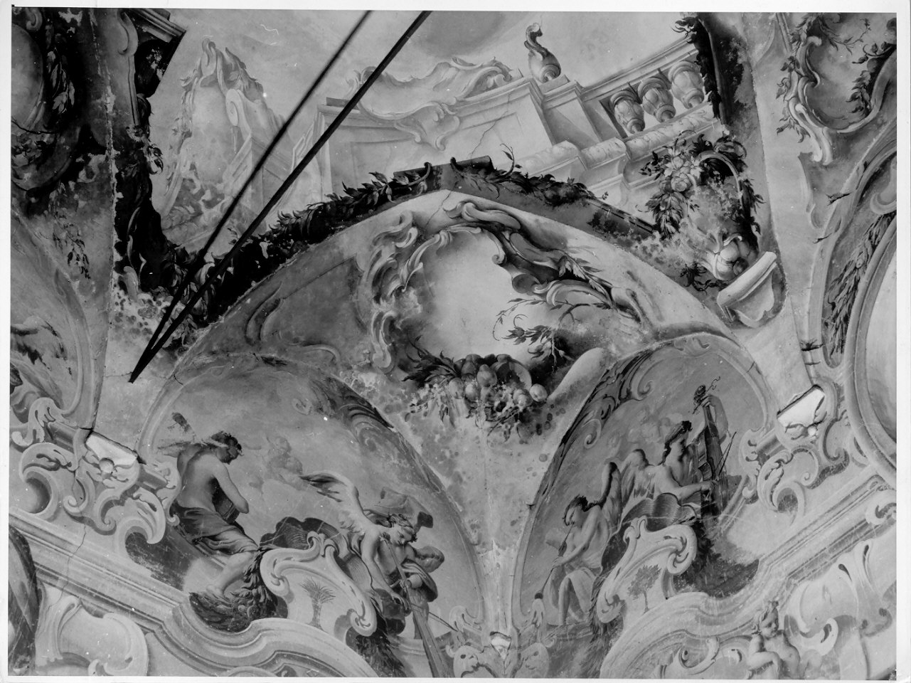 quadratura architettonica (dipinto, elemento d'insieme) di Porro Giuseppe (sec. XVIII)